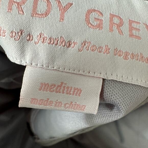 Birdy Grey Chicky Mesh Convertible Bridesmaid Maxi Dress in Silver Sz M NEW - Picture 9 of 13